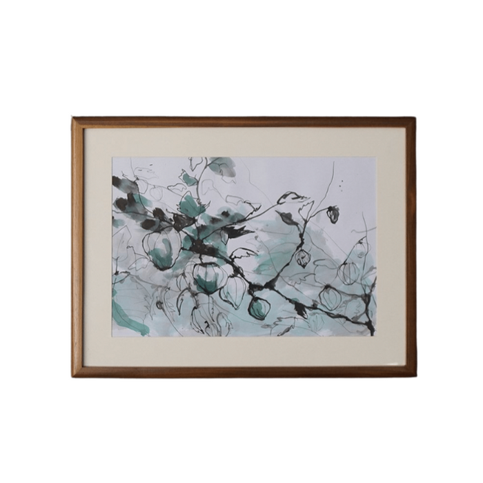 Original Ink Painting on Paper by Ramadhyan - S4, 22" x 17"