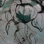 Original Ink Painting on Paper by Ramadhyan - S4, 22" x 17"