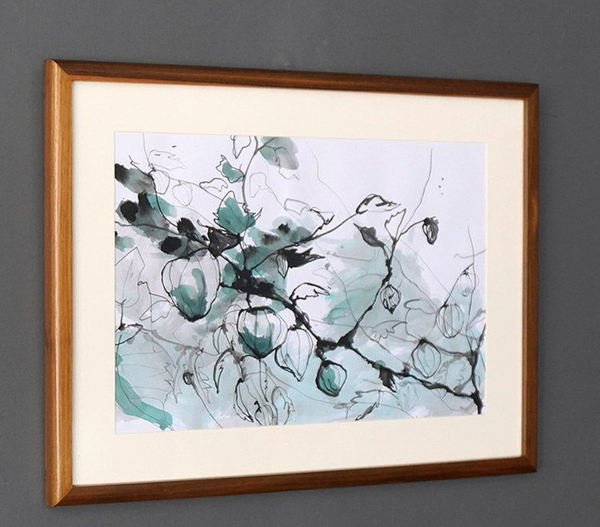 Original Ink Painting on Paper by Ramadhyan - S4, 22" x 17"