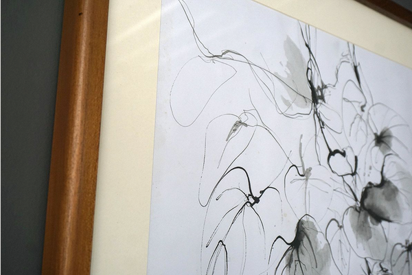 Original Ink Painting on Paper by Ramadhyan - S5, 22" x 17"