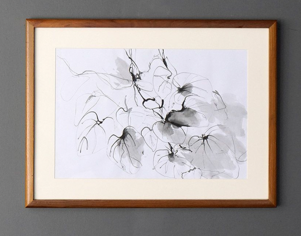 Original Ink Painting on Paper by Ramadhyan - S5, 22" x 17"