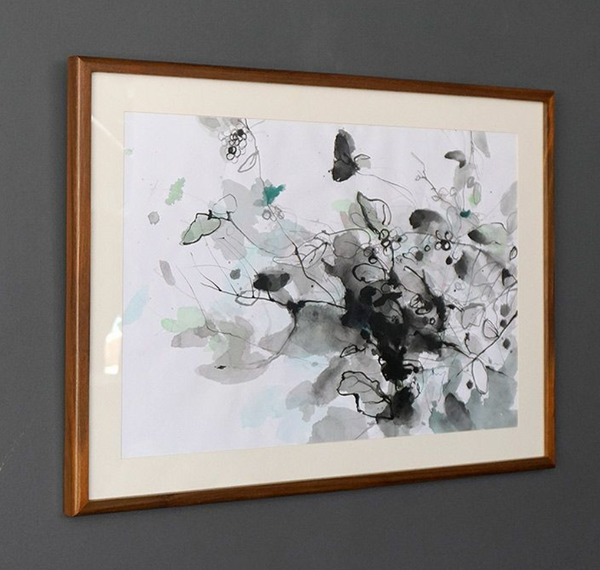 Original Ink Painting on Paper by Ramadhyan - L1, 29" x 22"