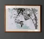 Original Ink Painting on Paper by Ramadhyan - L2, 29" x 22"