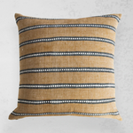 Kombolcha Pillow - Tan, 20" x 20"