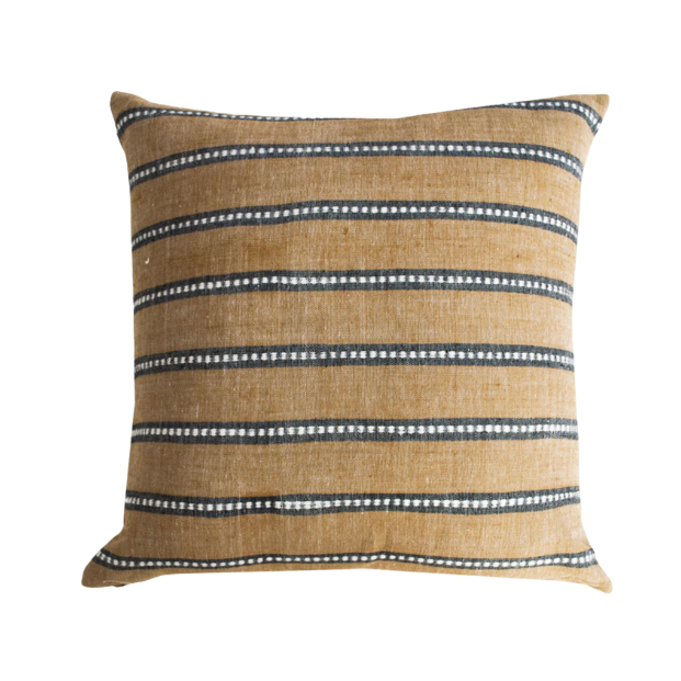 Kombolcha Pillow - Tan, 20" x 20"