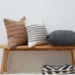 Kombolcha Pillow - Tan, 20" x 20"