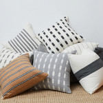 Kombolcha Pillow - Tan, 20" x 20"