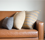 Kombolcha Pillow - Tan, 20" x 20"