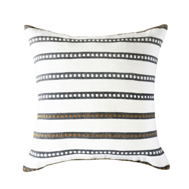 Kombolcha Pillow - Natural, 20" x 20"