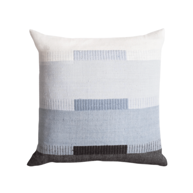 Bale Pillow - Mist, 18" x 18"