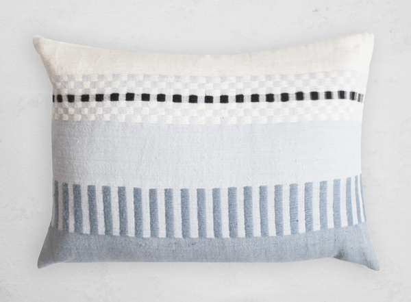 Amaro Pillow - Mist, 12" x 18"