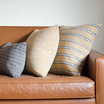 Negus Pillow - Tan, 18" x 18"