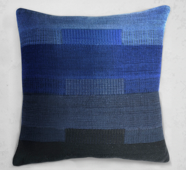 Bale Pillow - Midnight, 18" x 18"