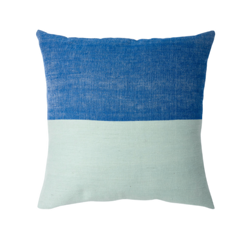 Karo Pillow - Azure, 20" x 20"