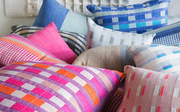Mursi Pillow - Cerise, 26" x 26"