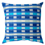Mursi Pillow - Azure, 26" x 26"