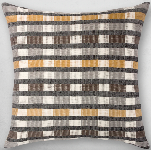 Mursi Pillow - Sable, 26" x 26"