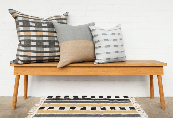 Mursi Pillow - Sable, 26" x 26"