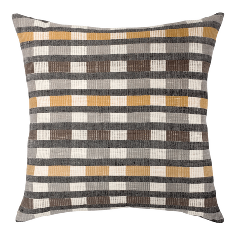 Mursi Pillow - Sable, 26" x 26"