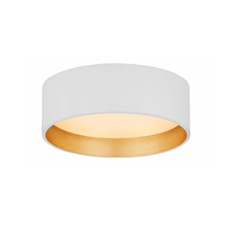 Shaw Solitaire Flush Mount - Matte White, 5"