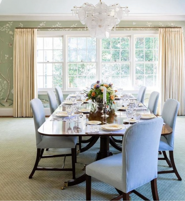 Loire Chandelier - Gild & White Strie Glass