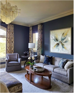 Loire Chandelier - Gild & White Strie Glass