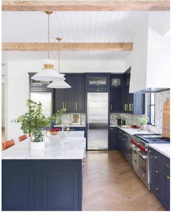 Alborg Stacked Pendant, Antique Burnished Brass & Matte White