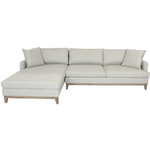 Grant Sectional w/Performance Fabric 117" Left Facing Chaise