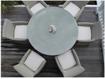 Westport Round Dining Table, 50", Seasalt