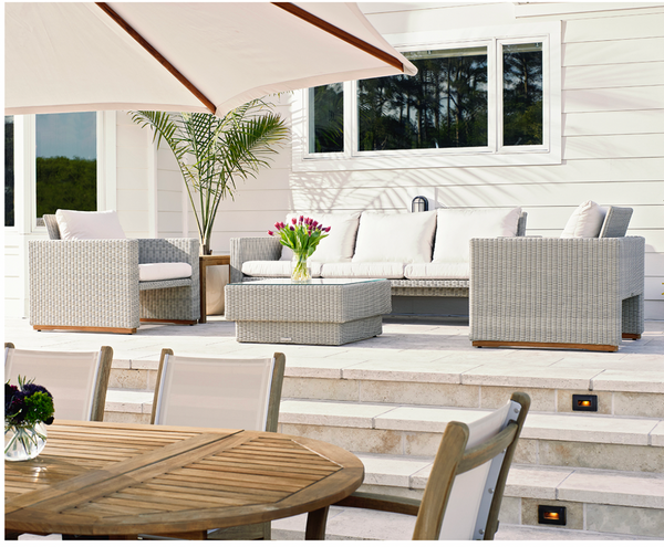 Westport Deep Seating Lounge Chair, Sea Salt/Canvas