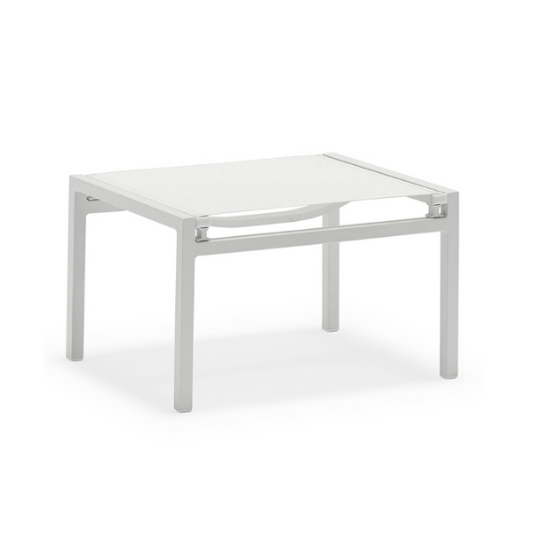 Ella Stool, White, 22″W x 18″D x 13″H