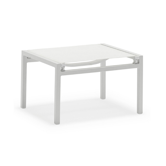 Ella Stool, White, 22″W x 18″D x 13″H