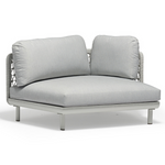 Club Right Hand Curved Chair & Ottoman