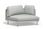 Club Right Hand Curved Chair & Ottoman