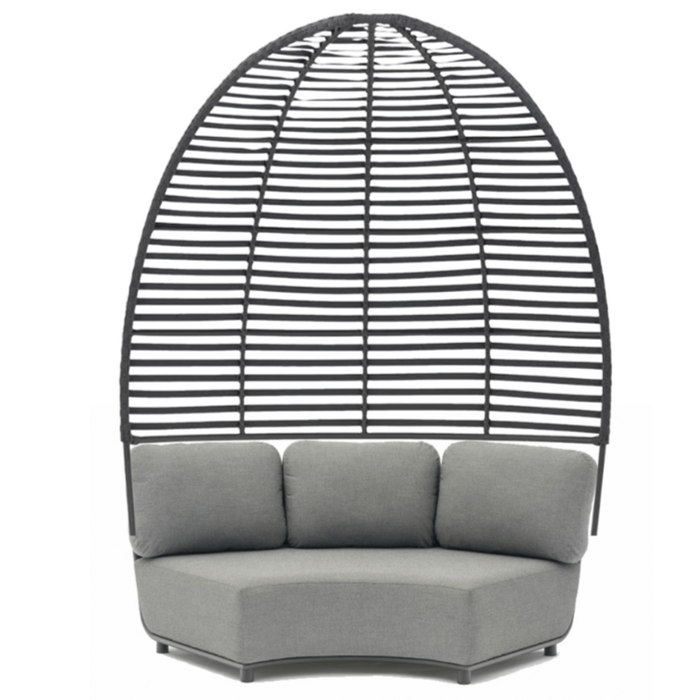 Hug Arc Corner Sofa with Optional Canopy