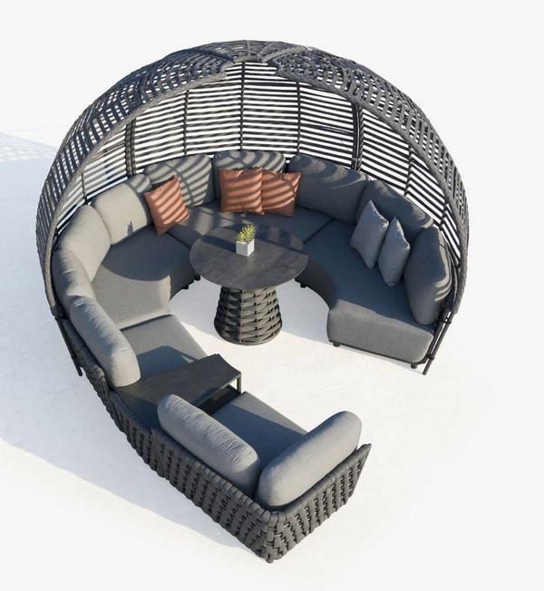 Hug Round Lunch Table, 35.5"Dia x 27"H