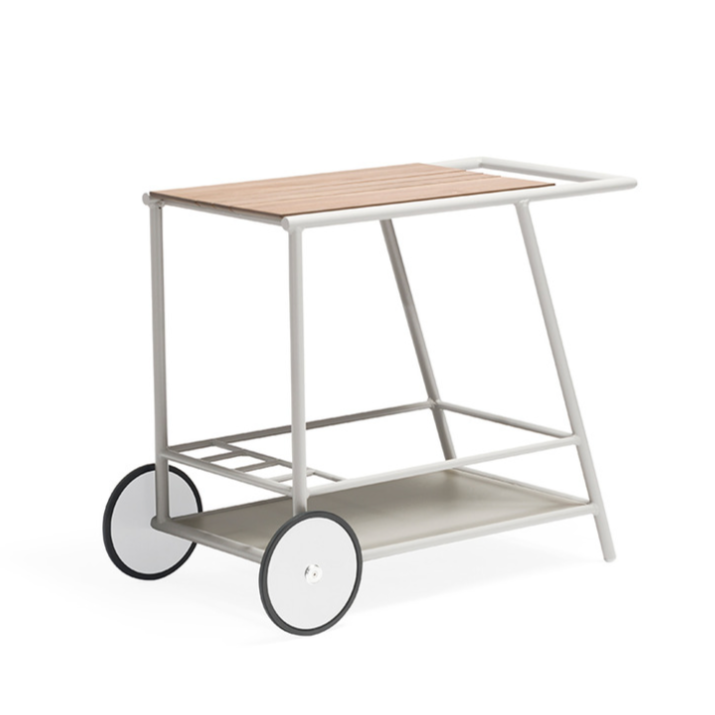 Zoom Bar Cart White