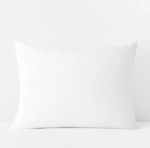 Company Cotton Voile Sham - White, Euro & Standard