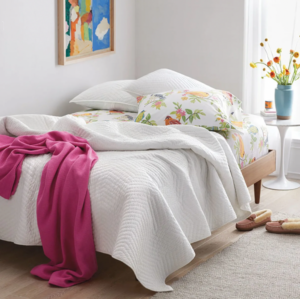 Company Cotton Voile Sham - White, Euro & Standard