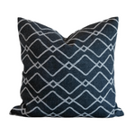 Dark Tribe Pillow - Charcoal, 22" x 22"