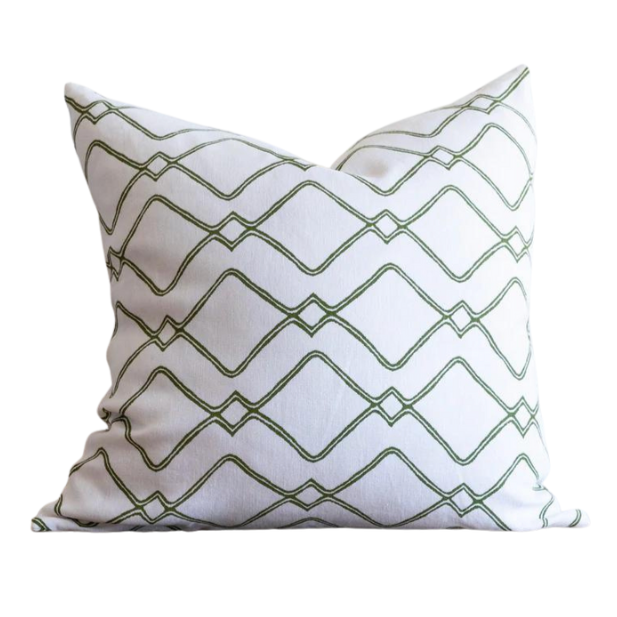 Light Tribe Pillow - Grass, 22" x 22"