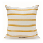 Track Stripe Light - Ochre, 22" x 22"