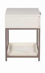 Rebel Petite Nightstand, Champagne Gold / Cream