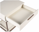 Rebel Petite Nightstand, Champagne Gold / Cream