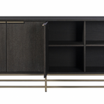 Rebel Sideboard, Gold / Charcoal Grey