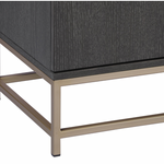 Rebel Sideboard, Gold / Charcoal Grey