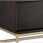 Rebel Dresser, Gold / Charcoal Grey