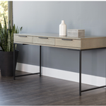 Rebel Desk, Black / Taupe