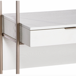 Ambrose Modular Wall Desk, Champagne Gold / Cream