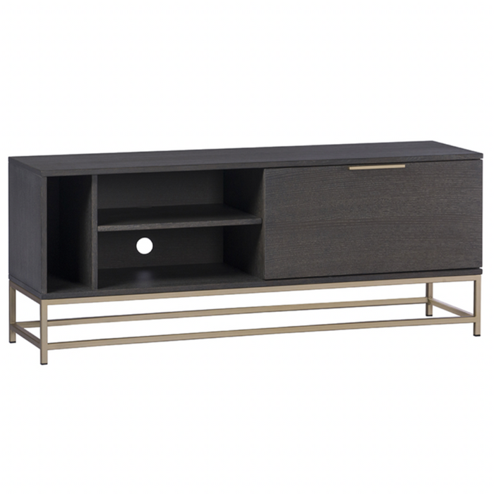 Rebel Media Stand, Gold / Charcoal Grey